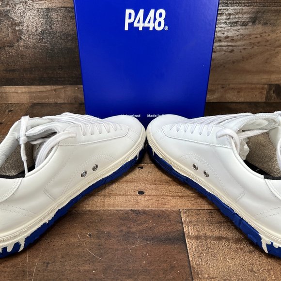 P448 CSL Low Top Leather Sneakers Size 38 / 7 US - Picture 4 of 10